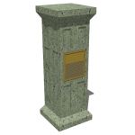Model based on the Praire Lighted Bollard by Stone...