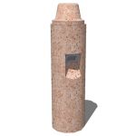 Model based on the Ronda Lighted Bollard by Stonel...