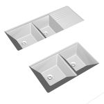 Blanco undermount kitchen sinks in two configurati...