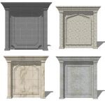 Overmantel Set 1. These are meant to be used over ...