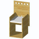 Archicad 11 Object Library, design chair 07