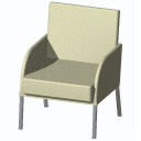 Archicad 11 Object Library, arm chair 02
