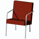 Archicad 11 Object Library, arm chair 03. 