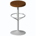 Archicad 11 Object Library, chair, barstool