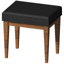 Archicad 11 Object Library, piano bench