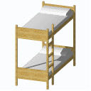 Archicad 11 Object Library, Bunk Bed