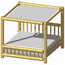 Archicad 11 Object Library, Canopy Bed. 