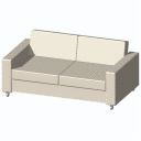 Archicad 11 Object Library, Sofa 01