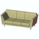 Archicad 11 Object Library, Design Sofa 04. 