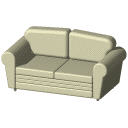 Archicad 11 Object Library, Sofa bed. 