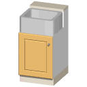 Archicad 11 Object Library, Kitchen cabinets, belf...