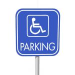 Disabled parking sign 24