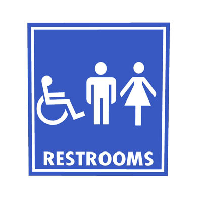 Restroom sign 24