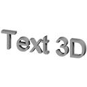 Archicad 11 Object Library part, Text 3D