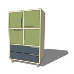 MD1 Modu-licious drawer and shelving unit by Blu D...
