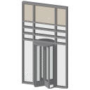 Archicad Library 11 object parts, Doors, Curatin W.... 