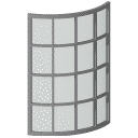 Archicad Library 11 object parts, Doors, Curatin W...