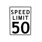 US Speed Limit 50; codeR2-1