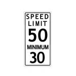 US Speed 50, Minimum Speed 30; codeR2-4A