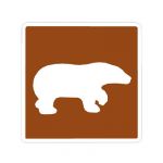 Brown series Recreational and Cultural sign: Bear ...