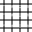 Black and white square with thick outline