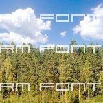 Backdrop of trees and clouds; 1024 pixels square
