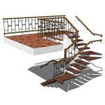 View Larger Image of FF_Model_ID10470_Wood_and_metal_staircase_FMH_5424.jpg