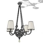 View Larger Image of wrought iron lamp