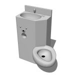 View Larger Image of Penal-Ware 1420FA Lav-Toilet Comby