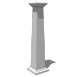 View Larger Image of Square Tapered Crown Column