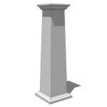 View Larger Image of Square Tapered Crown Column