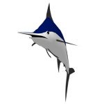 View Larger Image of Blue Marlin Arched