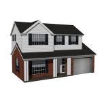 View Larger Image of Low Poly Houses Set A