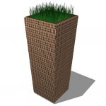 View Larger Image of Wicker Planters