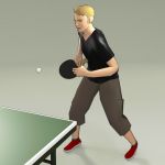 View Larger Image of Table Tennis Players