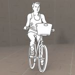View Larger Image of Sketchy People on Bike set 20