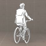 View Larger Image of Sketchy People on Bike set 20