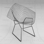 View Larger Image of Bertoia Diamond chair