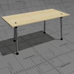View Larger Image of Martin foldable rectangular table