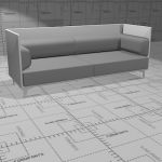 View Larger Image of EJ 400 ApoLuna Box low sofa