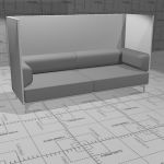 View Larger Image of EJ 400 ApoLuna Box high sofa