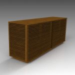View Larger Image of Line credenza large