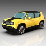 View Larger Image of Jeep Renegade Low Poly