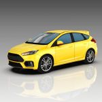 View Larger Image of Ford Focus Low Poly Set