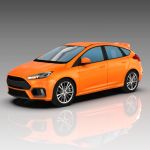 View Larger Image of Ford Focus Low Poly Set