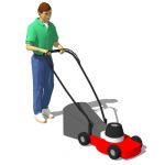 View Larger Image of Rotary lawnmower