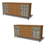 View Larger Image of Linear Media Cabinets