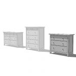 View Larger Image of IKEA Hemnes chests - white