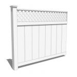 View Larger Image of White Vinyl Fence Collection