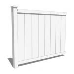 View Larger Image of White Vinyl Fence Collection